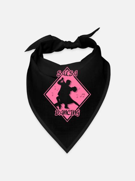 Salsa Dancing Dancer Dance Latin - Bandana - black - Front