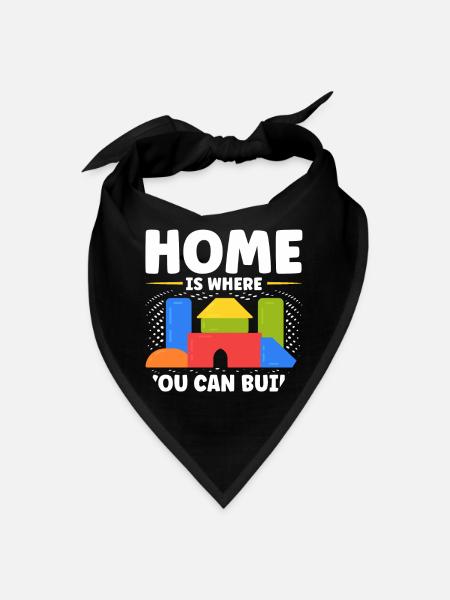 Home Building Toy Building Blocks - Bandana - black - Front