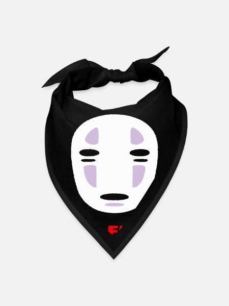 Funny Mask No Mask - Bandana - black - Front