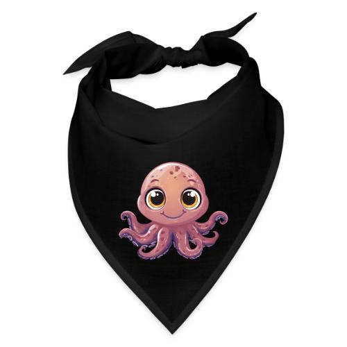 Cute Cartoon Baby Octopus with Big Eyes - Bandana