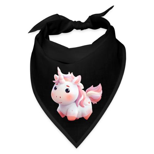 Sweet Cartoon Pink Unicorn - Bandana