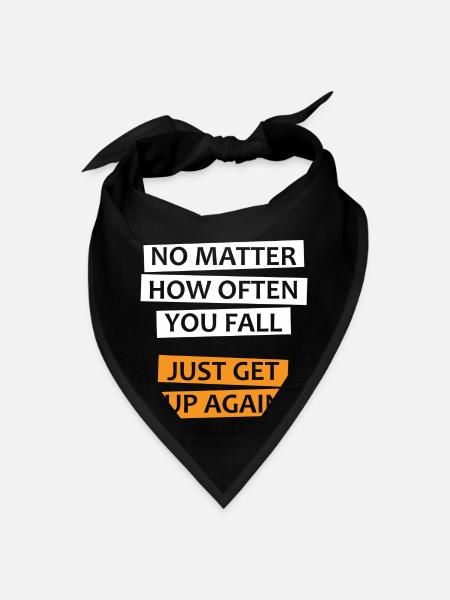 Entrepreneur funny - Bandana - black - Front