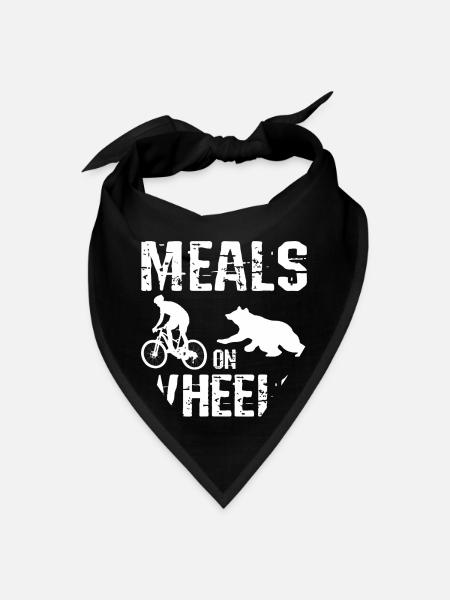 Meals On Wheels T Shirt - Bandana - black - Front