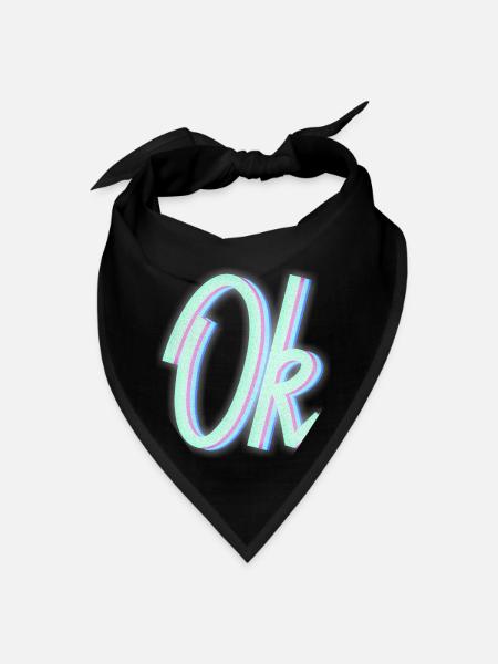 Ok Neon Lighting - Bandana - black