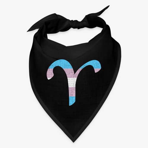 Transgender Pride Flag Aries Zodiac Sign - Bandana