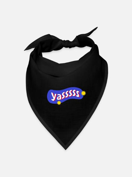 yasssss - Bandana - black - Front