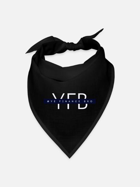 Official @yefinancebro Logo - Bandana - black