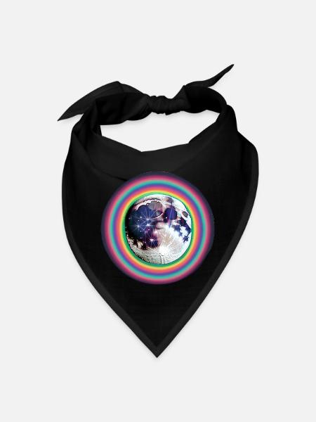 vintage moon | - Bandana - black - Front
