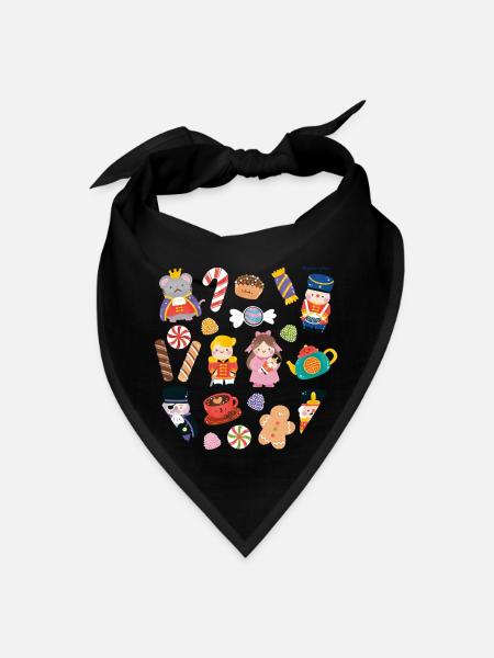 Nutcracker Ballet - Bandana - black - Front