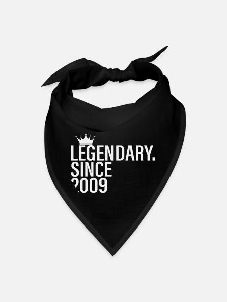 Légendaire depuis 2009 - Bandana - noir - Devant