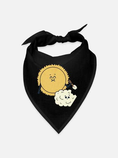 Light Meal girl - Bandana - black - Front