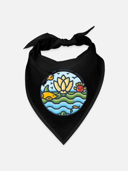 Marine Conservation - Bandana - black - Front