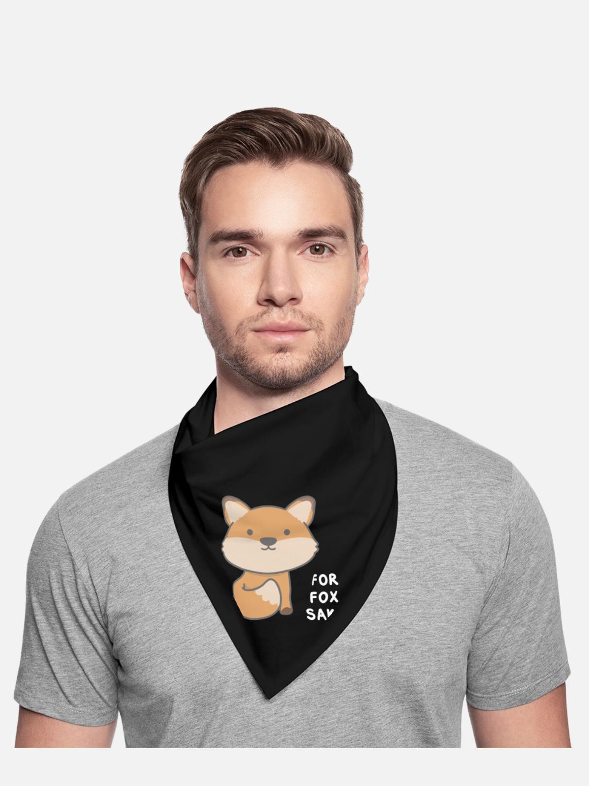 For Fox Sake - Bandana - black - Front - TBD (187cm)