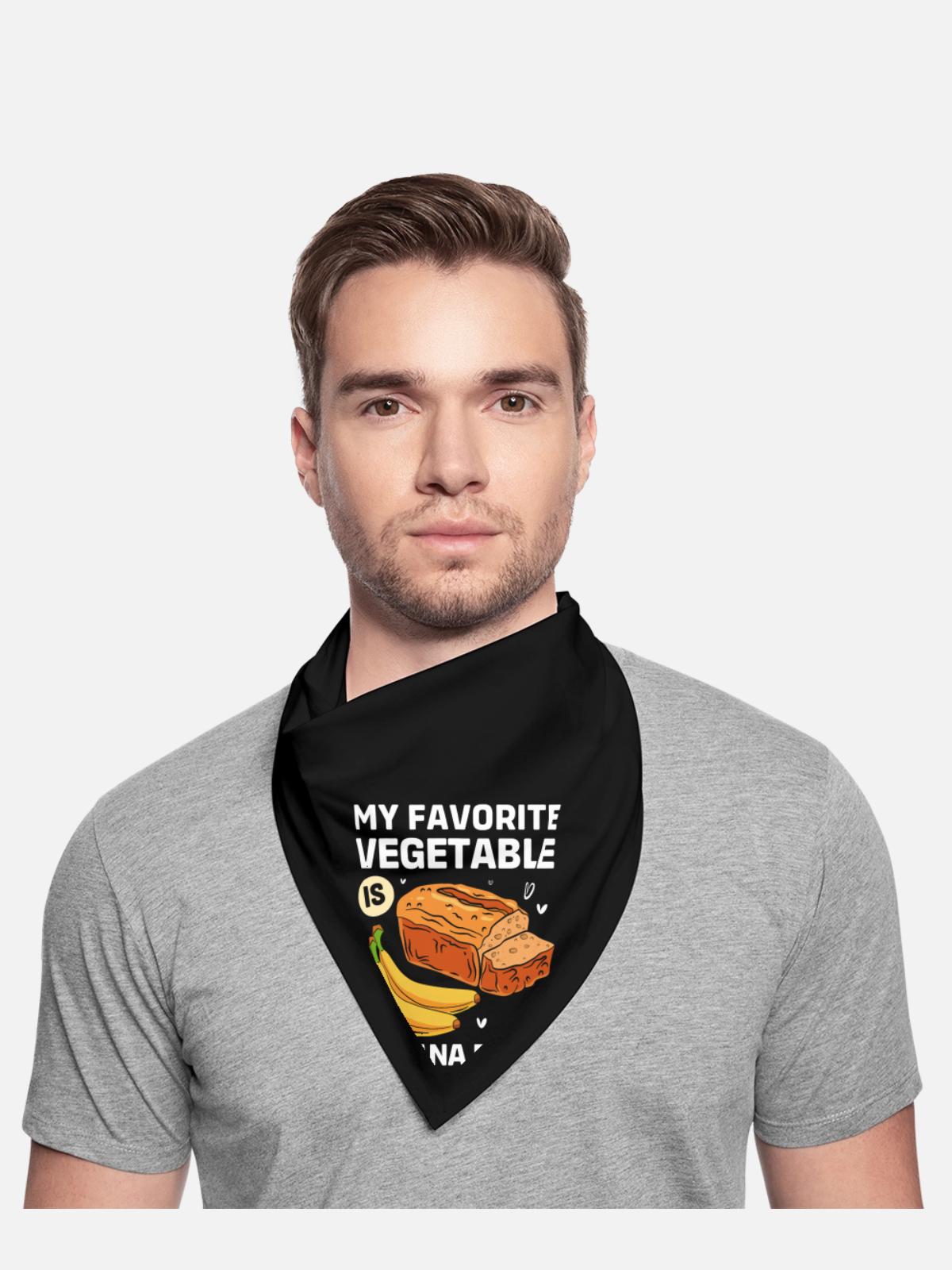 Bread Baking Banana Bread - Bandana - black - Front - TBD (187cm)