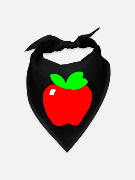 apple - Bandana - black - Front