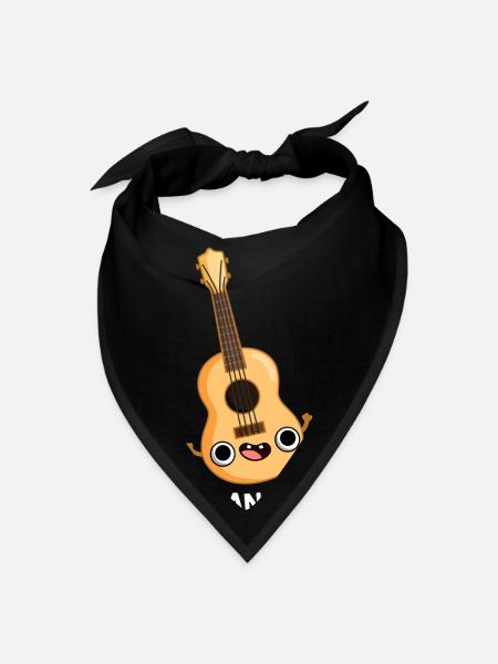 Uke Can Do It - Bandana - black - Front