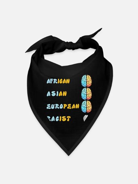 Fight Racism - Bandana - black - Front
