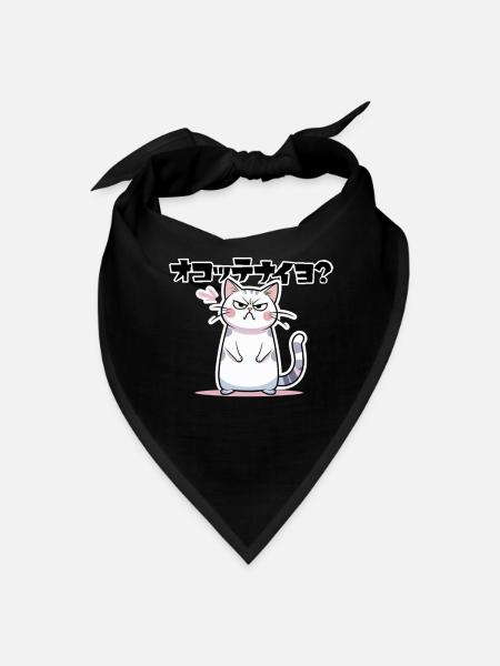 Grumpy Kitty Blush Tee - Bandana - black