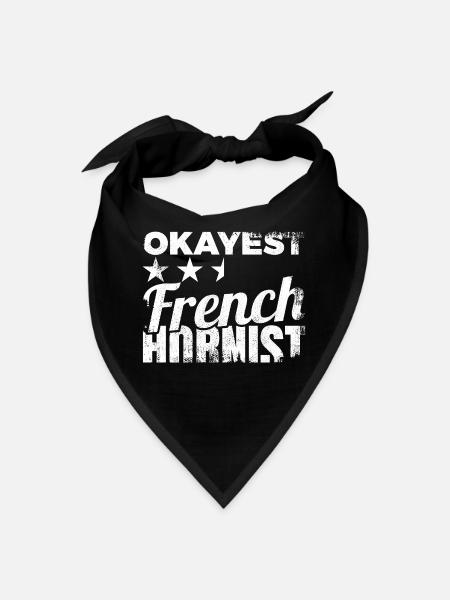 Average French Hornist - Bandana - black - Front