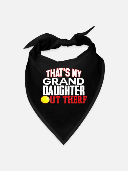 That's My Granddaughter Out There - Bandana - black
