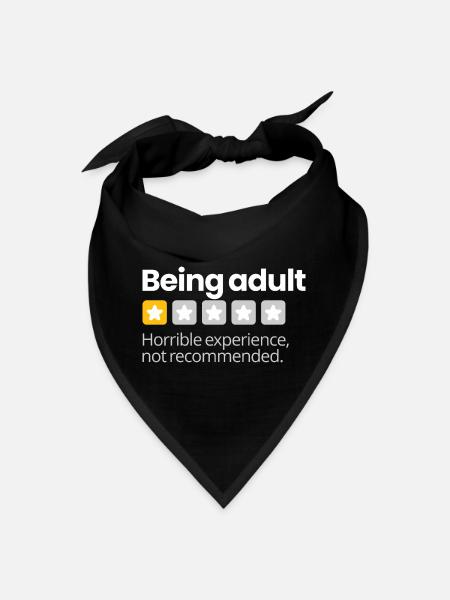 Being adult (dark) - Bandana - black