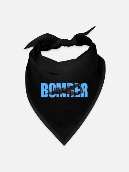 Bomber Avro Lancaster - Bandana - black - Front