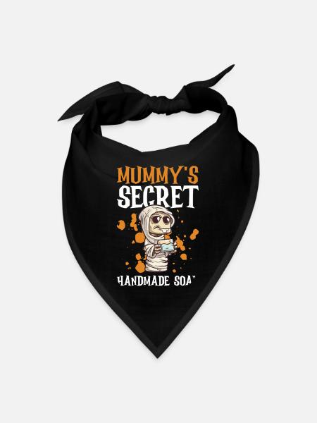 Mummy's Secret - Handmade Soap - Soap Making Soap - Bandana - black - Front