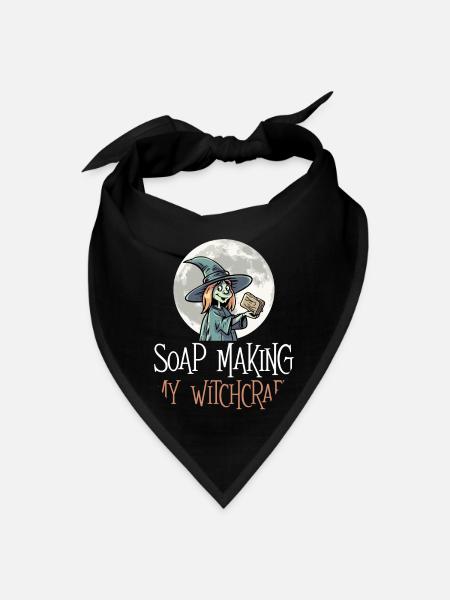 Soap Making - My Witchcraft - Soap Making Soap - Bandana - black - Front