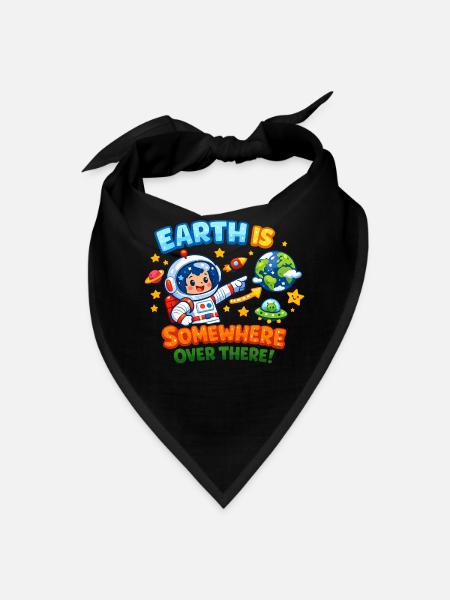 Kids Space - Bandana - black - Front