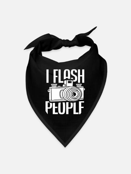 Photographer Flash - Bandana - black - Front