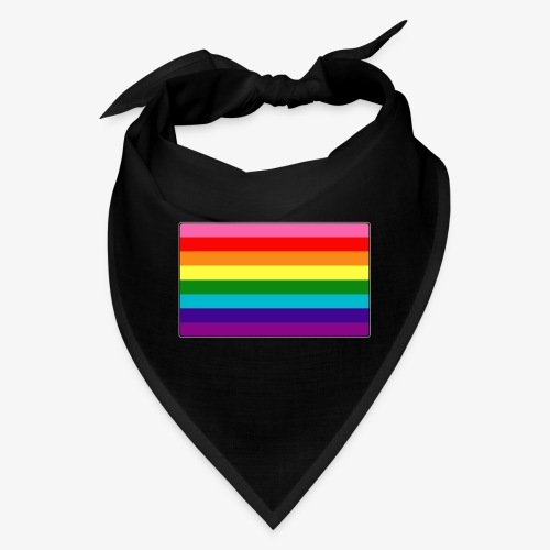 Original Gilbert Baker LGBTQ Rainbow Pride Flag - Bandana