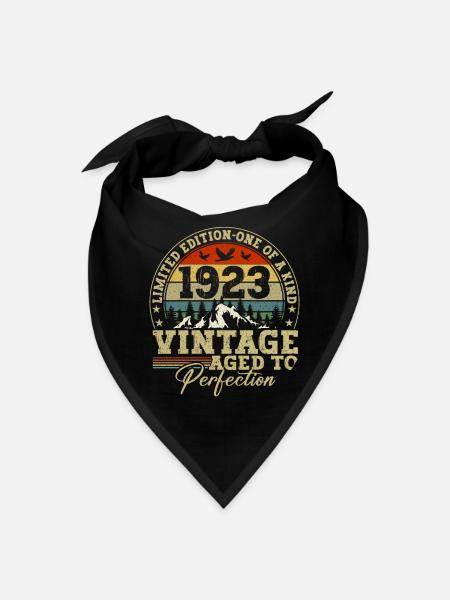 Légendaire Depuis 1923 - Bandana - noir - Devant