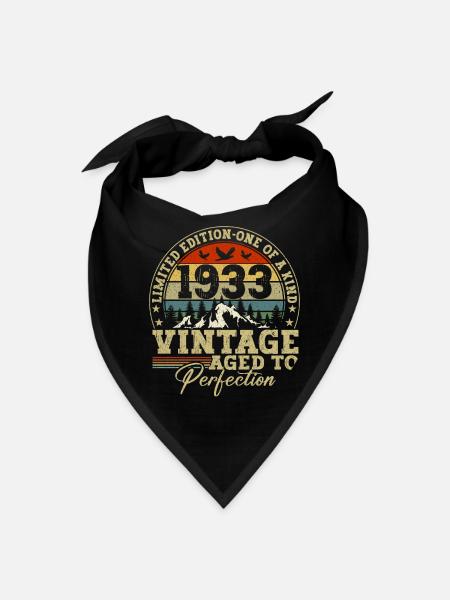 Légendaire Depuis 1933 - Bandana - noir - Devant