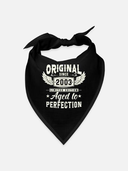 20e anniversaire légendaire - Bandana - noir - Devant