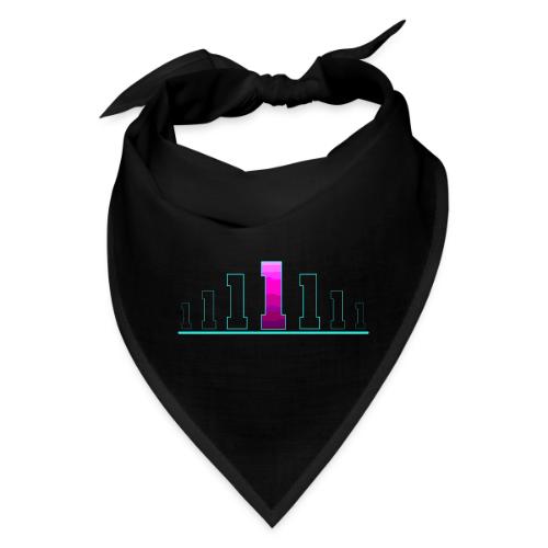 Number 1 in Magenta: Varsity Font - Bandana