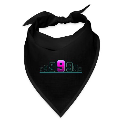 Number 9 in Magenta: Varsity Font - Bandana