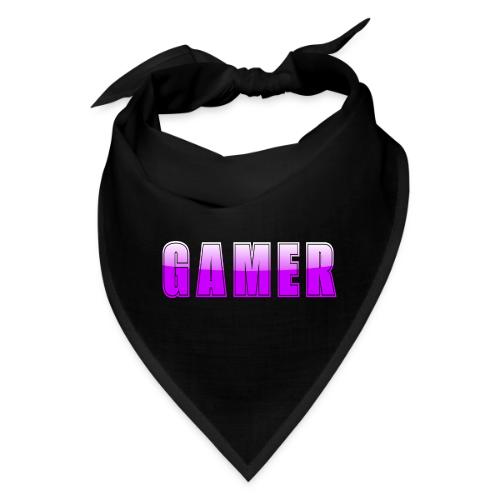 Gamer Purple Glossy Collegiate Design - Bandana
