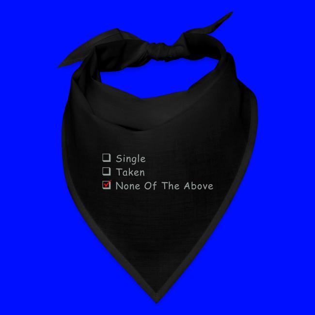 Single Taken None Of The Above