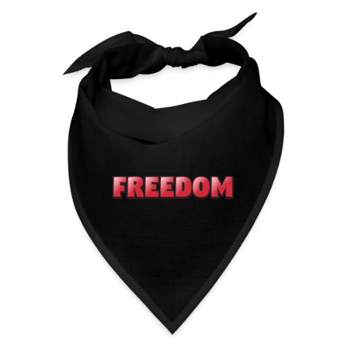 Freedom Bold 3D Word Art Design - Bandana