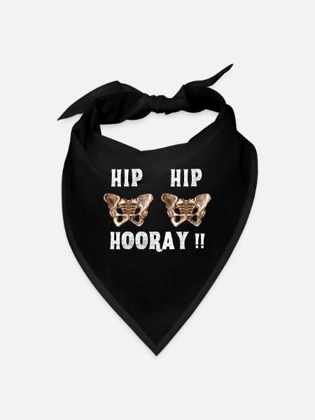 Hip Hip Hooray - Bandana - black