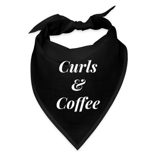 curls and coffee - Bandana
