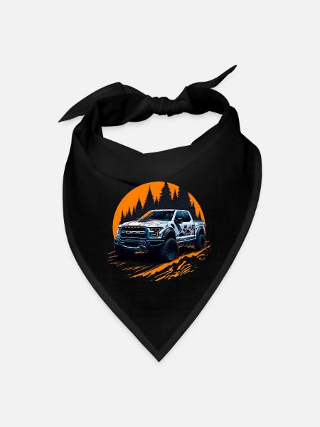 illustration 4x4 offroad vehicle - Bandana - black