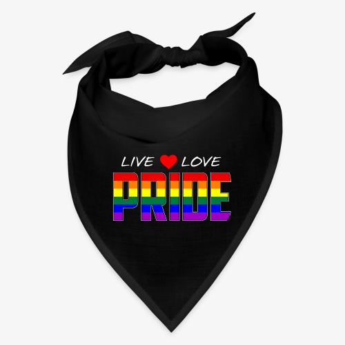 Live Love Pride LGBT Flag - Bandana