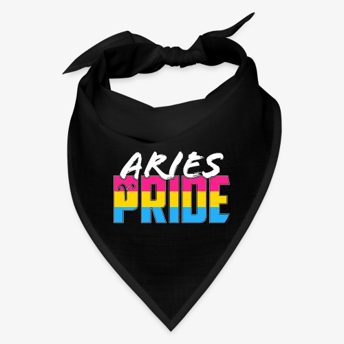 Aries Pansexual Pride Flag Zodiac Sign - Bandana
