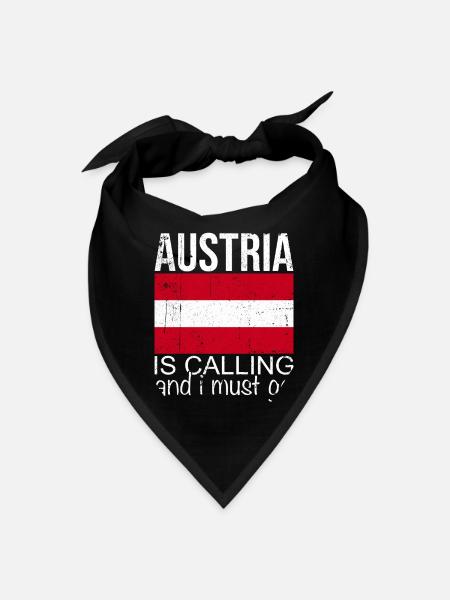 austria is calling - Bandana - black - Front