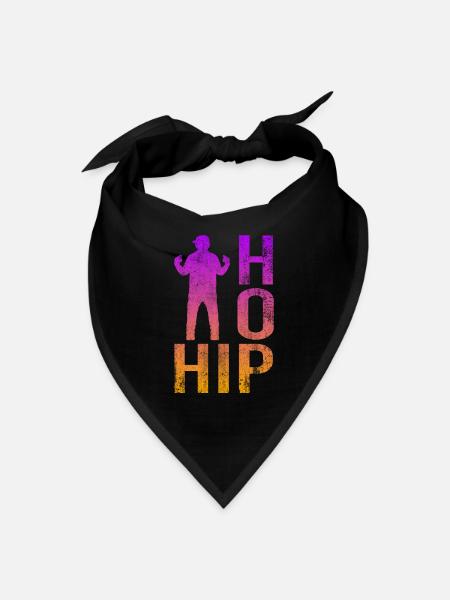 hip hop - Bandana - black