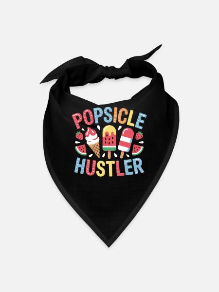 PopSicle Hustler - Bandana - black - Front