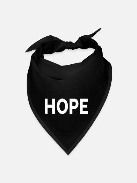 Retro - Hope - Bandana - black