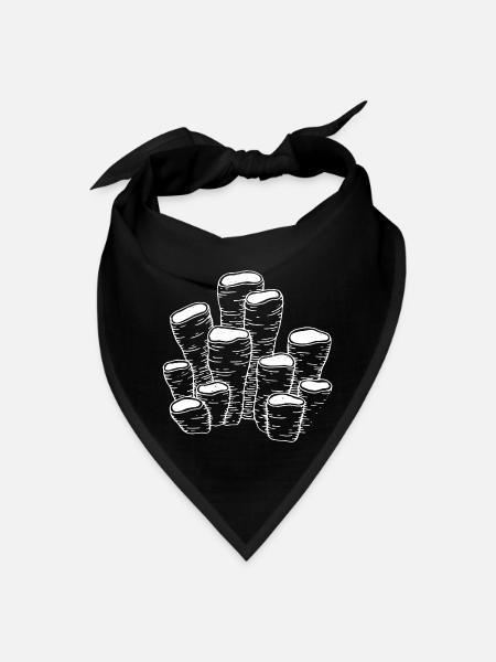 Coral reefs - Bandana - black - Front