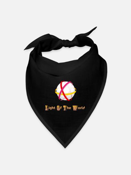 Light Of The World - Bandana - black - Front